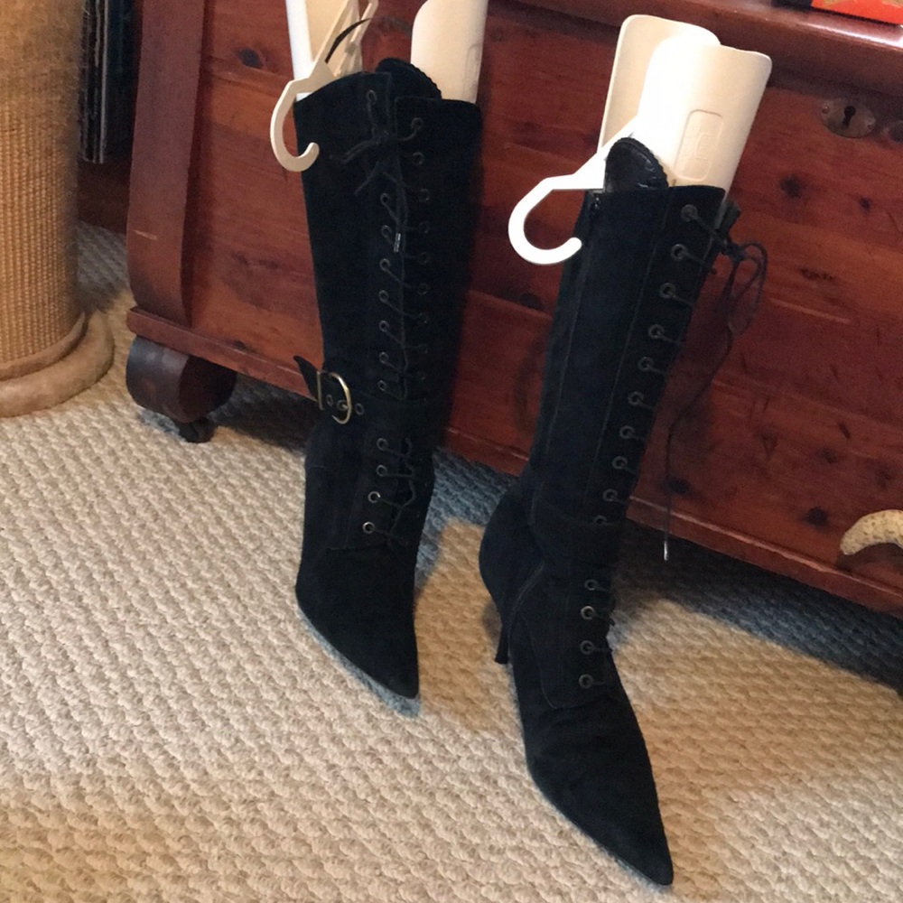 Stunning Karen Millen Suede Stiletto Boots